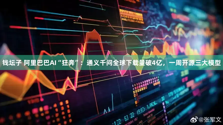 钱坛子 阿里巴巴AI“狂奔”：通义千问全球下载量破4亿，一周开源三大模型