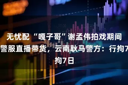 无忧配 “嘎子哥”谢孟伟拍戏期间着警服直播带货，云南耿马警方：行拘7日