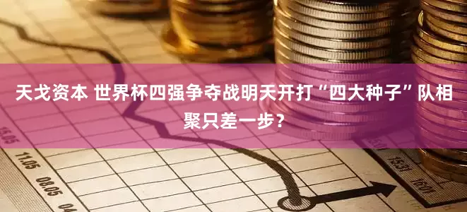 天戈资本 世界杯四强争夺战明天开打“四大种子”队相聚只差一步？